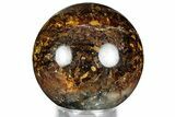 Golden Amphibolite Sphere - Western Australia #327421-1